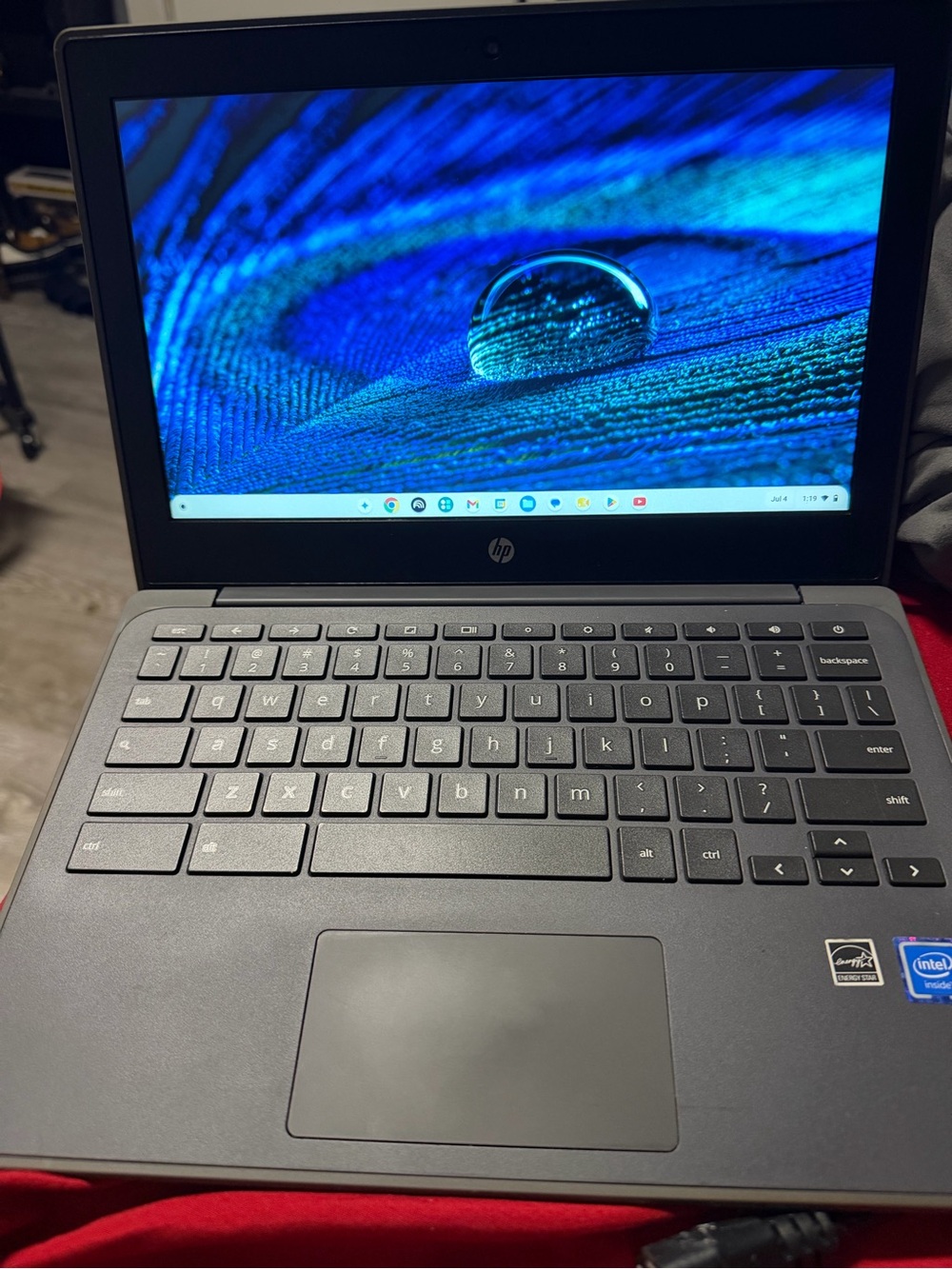 Intel-powered HP Chromebook in dark gray
